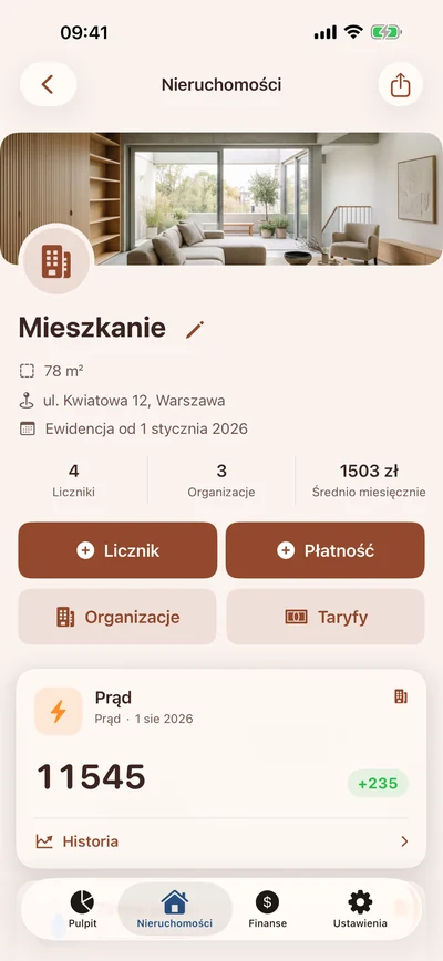 Każdy dom na swoim miejscu.